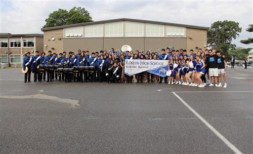 Pep rally group shot